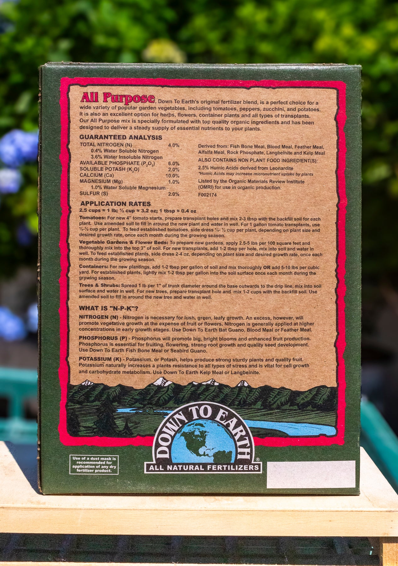Down To Earth Fertilizers