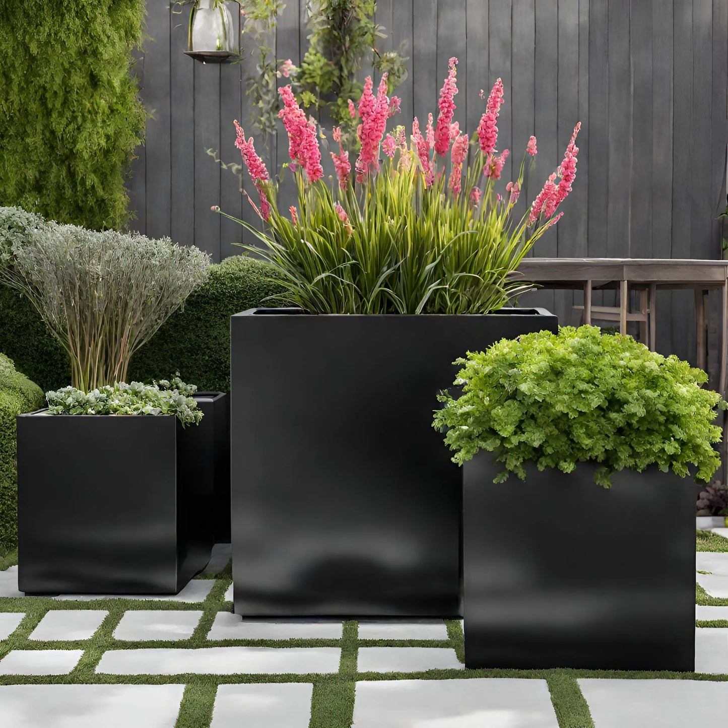 Fiberglass Square Planter