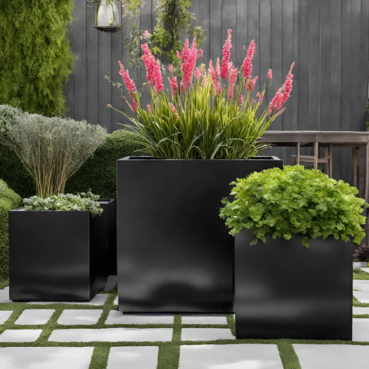 Fiberglass Square Planter