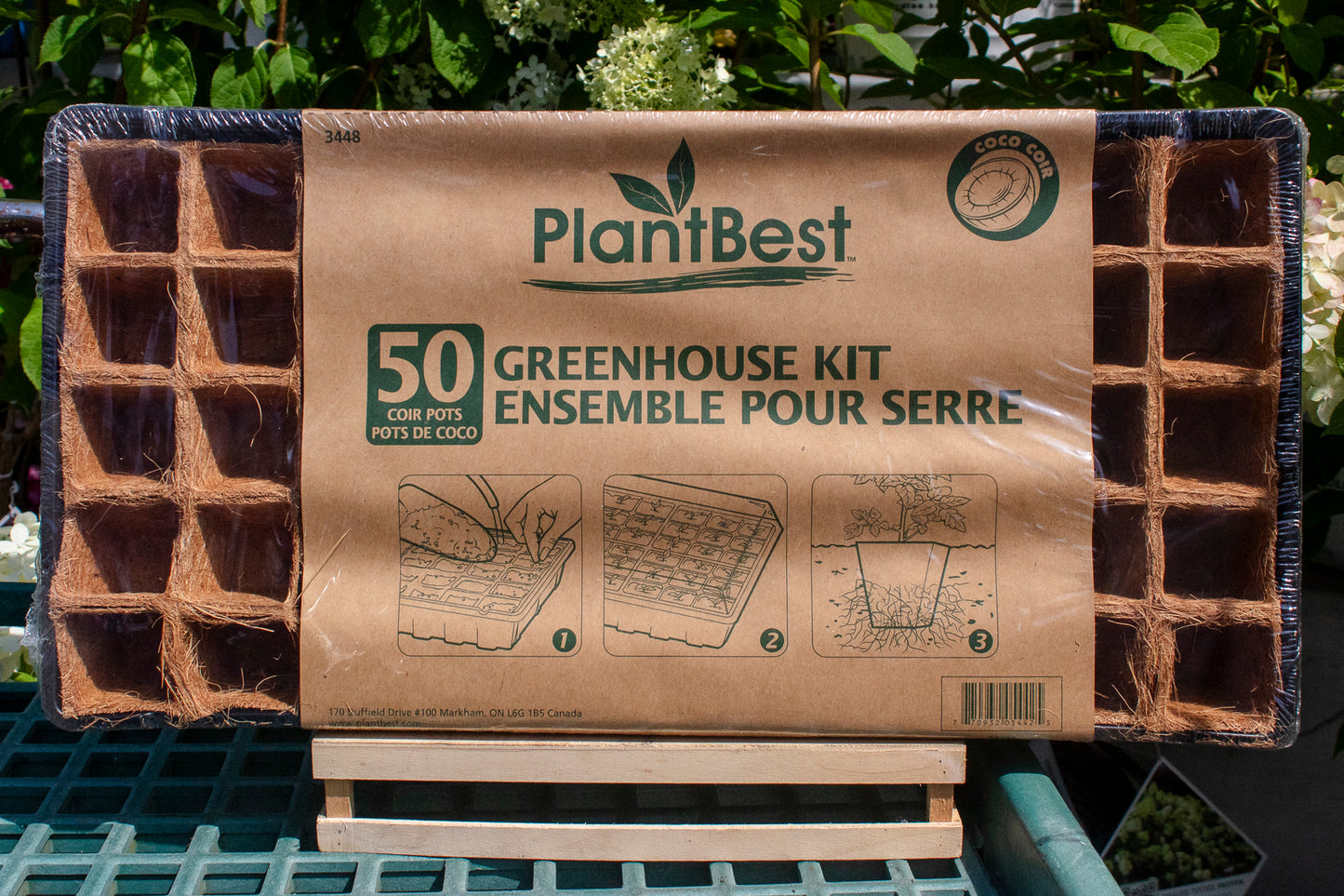 PlantBest™ Coconut Coir Pot Greenhouse Kit - 50 Pots