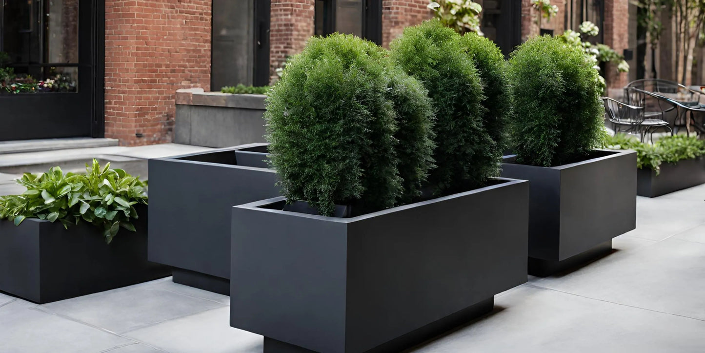 Fiberglass Rectangular Planter