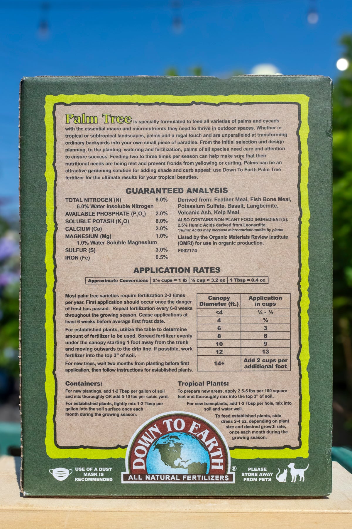 Down To Earth Fertilizers