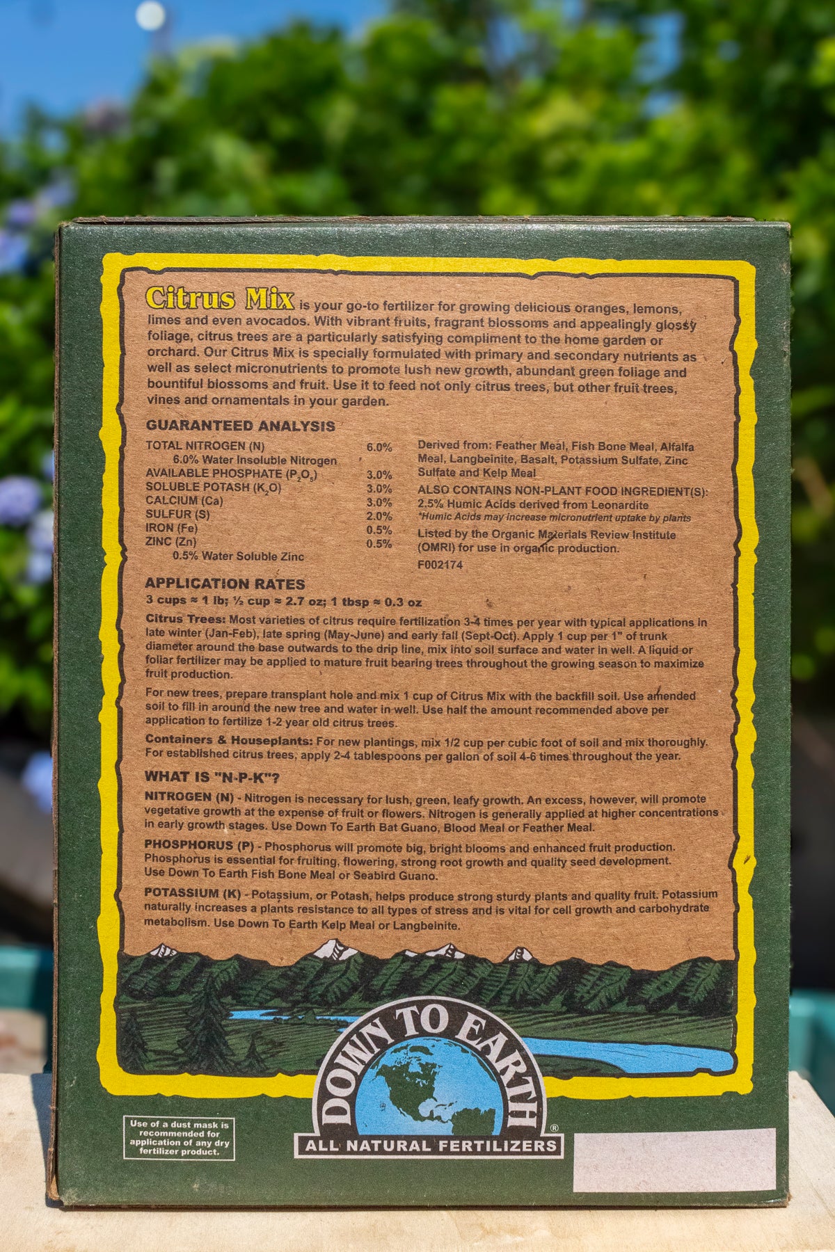 Down To Earth Fertilizers