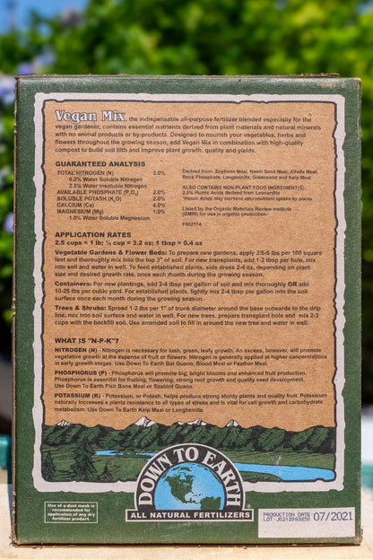 Down To Earth Fertilizers