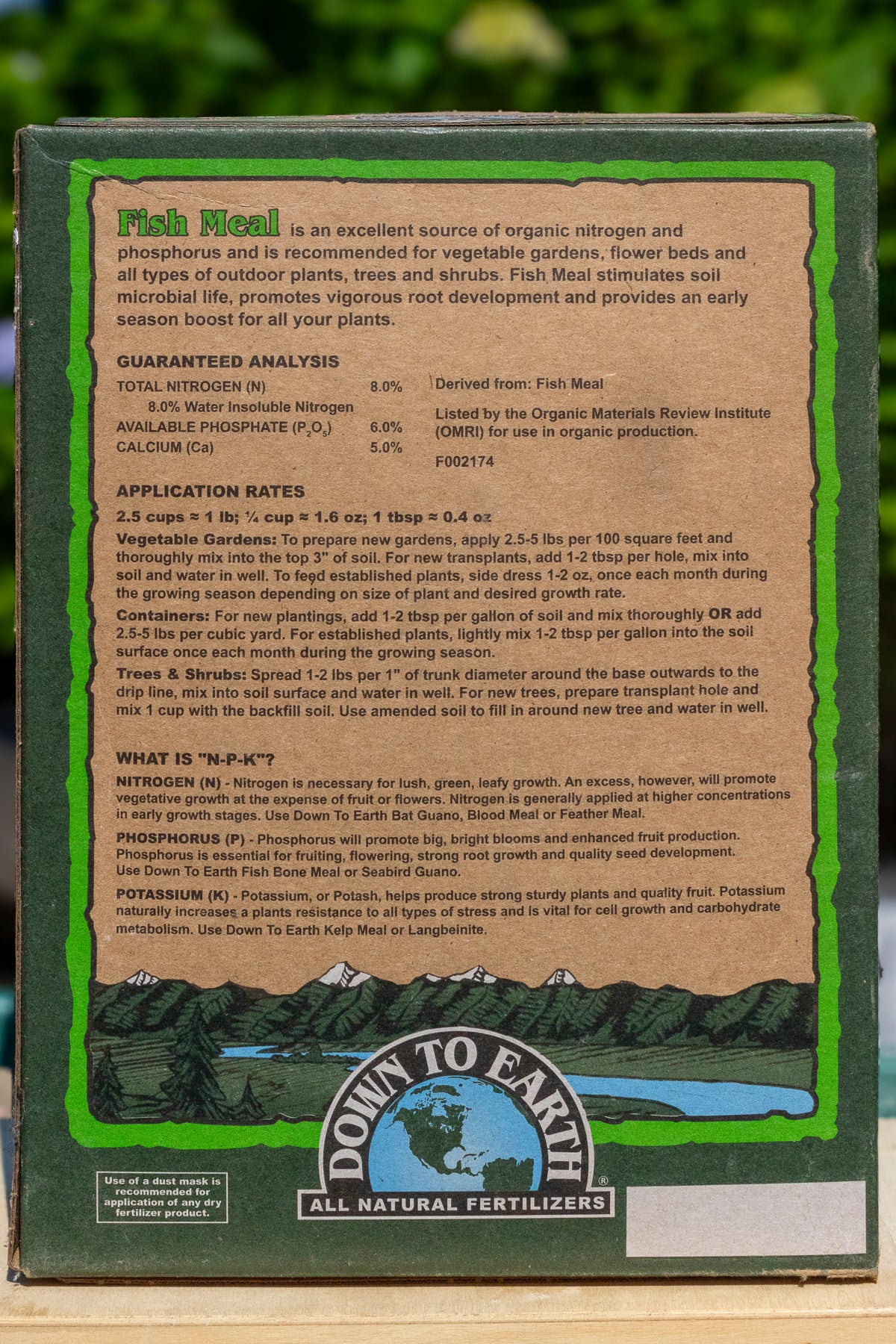 Down To Earth Fertilizers