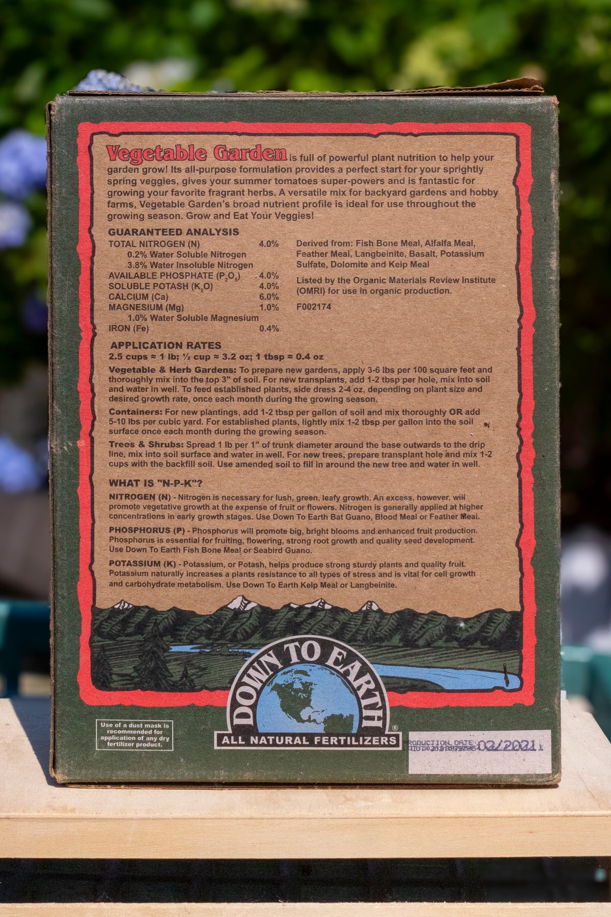 Down To Earth Fertilizers