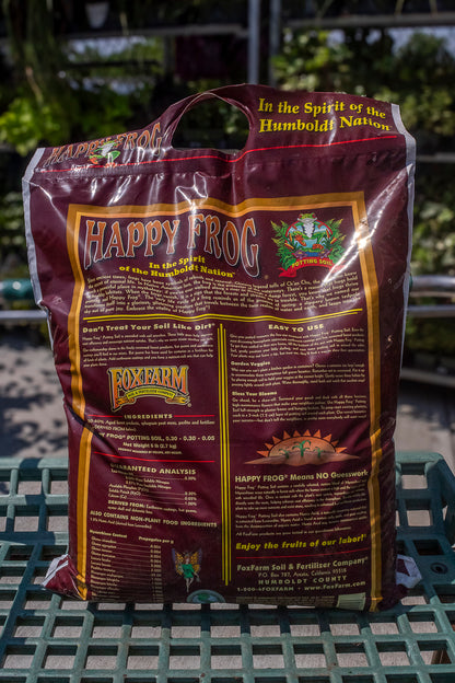 fox farm happy frog organic potting soil mix Fox Farm Happy Frog Potting Soil – Lisena Garden Center
